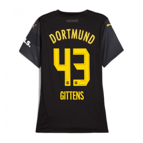 Dres Borussia Dortmund Jamie Bynoe-Gittens #43 Gostujuci za Žensko 2024-25 Kratak Rukav